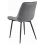 Jídelní židle BERA - šedá/černé nohy - galerie #3