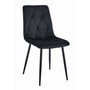 Jídelní židle LIBRA - černá/černé nohy