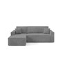 Rozkládací rohová sedací souprava ARTUR Levá Šedá I