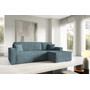 Rozkládací rohová sedací souprava ARTUR Pravá Modrá - galerie #1