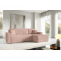 Rozkládací rohová sedací souprava ARTUR Pravá Růžová - galerie #1