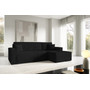 Rozkládací rohová sedací souprava ARTUR Pravá Černá - galerie #1