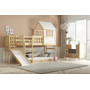 Dětská patrová postel ANTRESOLA se skluzavkou 90x200 cm - galerie #1
