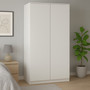 Šatní skříň s dveřmi - bílá - galerie #1