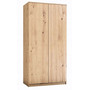 Šatní skříň s dveřmi - dub artisan