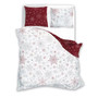 Vánoční bavlněné povlečení SCANDIC 066 sněhové vločky 220x200 cm