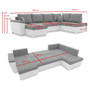 Rozkládací rohová sedací souprava VEGAS 315/190 - galerie #4