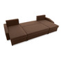 Velká rozkládací sedací souprava SPARTA PLUS Hnědá - galerie #5