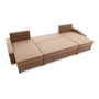 Velká rozkládací sedací souprava SPARTA PLUS Hnědá I - galerie #5