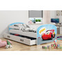 Dětská postel LUKI 160x80 cm Bílá Cars - galerie #1