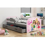 Dětská postel LUKI 160x80 cm Šedá Girl - galerie #1