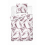 Bavlněné povlečení růžové listy 5107 B 140x200 cm