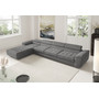 Rohová rozkládací sedací souprava BENJAMIN 272 XL Levá Šedá