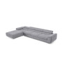 Rohová rozkládací sedací souprava BENJAMIN 272 XL Levá Šedá IV - galerie #1