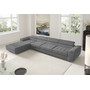 Rohová rozkládací sedací souprava BENJAMIN 272 XL Levá Šedá V