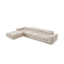 Rohová rozkládací sedací souprava BENJAMIN 272 XL Levá Béžová I - galerie #1