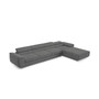 Rohová rozkládací sedací souprava BENJAMIN 272 XL Pravá Šedá - galerie #1