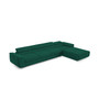 Rohová rozkládací sedací souprava BENJAMIN 272 XL Pravá Zelená - galerie #1