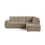 Rohová sedací souprava ASPEN Pravá Hnědá