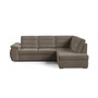 Rohová sedací souprava ASPEN Pravá Hnědá I