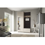 Předsíňová stěna BIANCO IV Se zrcadlem Šedá - galerie #6