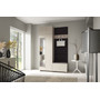 Předsíňová stěna BIANCO IV Se zrcadlem Černá - galerie #6