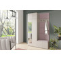 Předsíňová stěna BIANCO IV Se zrcadlem Růžová - galerie #4