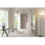 Předsíňová stěna BIANCO II Se zrcadlem Krémová - galerie #5