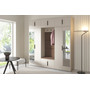 Předsíňová stěna BIANCO II Se zrcadlem Hnědá I - galerie #7
