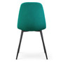 Set 2 ks čalouněných židlí LUMO - zelená - galerie #2