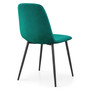 Set 2 ks čalouněných židlí LUMO - zelená - galerie #3