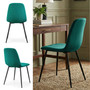 Set 2 ks čalouněných židlí LUMO - zelená - galerie #4