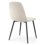 Set 2 ks čalouněných židlí LUMO - béžová - galerie #3