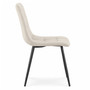 Set 2 ks čalouněných židlí NERO - béžová - galerie #1
