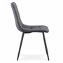 Set 2 ks čalouněných židlí NERO - šedá - galerie #1