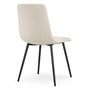 Set 2 ks čalouněných židlí MILO - béžová - galerie #3
