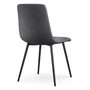 Set 2 ks čalouněných židlí MILO - šedá - galerie #3