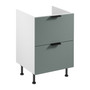 Kuchyňská skříňka SORENTO D60IN AX - bílá Zelená