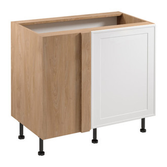 Kuchyňská skříňka SORENTO D100N - P/L -  Puccini/bílý rám