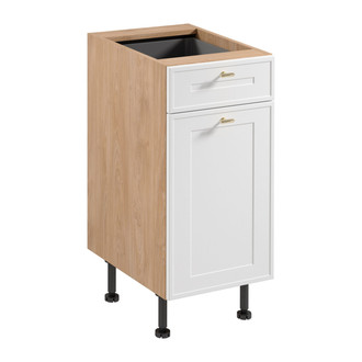 Kuchyňská skříňka SORENTO D40S1 - P/L - Puccini/ bílý rám