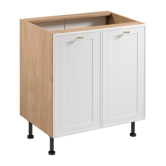 Kuchyňská skříňka SORENTO D80 -   Puccini/bílý rám