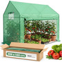Zahradní fóliový skleník, zelený, 200x140x200 cm