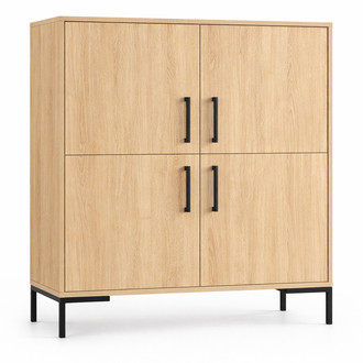 Komoda na nožičkách 4D - dub sonoma