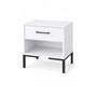 Noční stolek na nožičkách - bílá