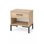 Noční stolek na nožičkách - dub sonoma