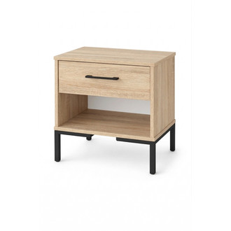 Noční stolek na nožičkách - dub sonoma