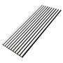 Designový panel z lamel - bílá - 46 cm - 10 lamel