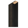 Designový panel z lamel - černá - 5 cm - 1 lamela
