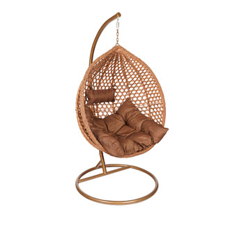 Závěsné křeslo TROPIKAL - hnědá