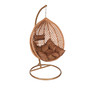 Závěsné křeslo TROPIKAL - hnědá